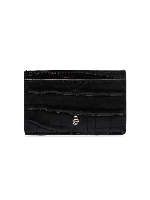 Card holder with logo ALEXANDER MCQUEEN | 649212DZTIY1000